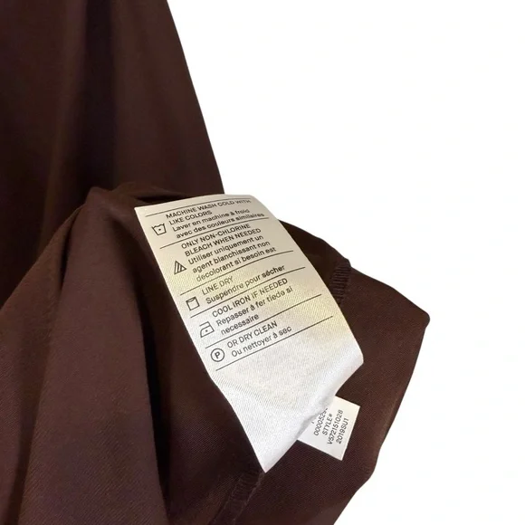 Vince Size S Walnut Brown Strappy Tank Midi Dress With Pockets - Picture 5 of 7